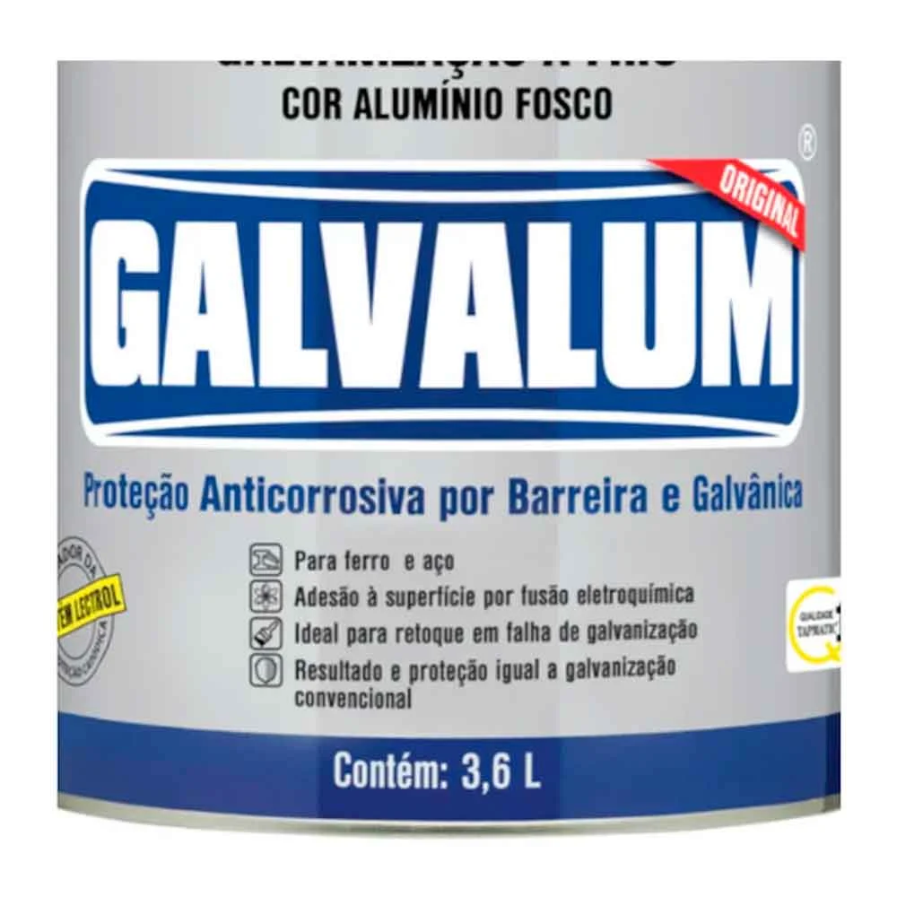 Galvanizacao A Frio Galvalum Alumínio 3,60l Tapmatic